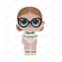 Vacay Babay LOL Dolls Surprise Fill Embroidery Design